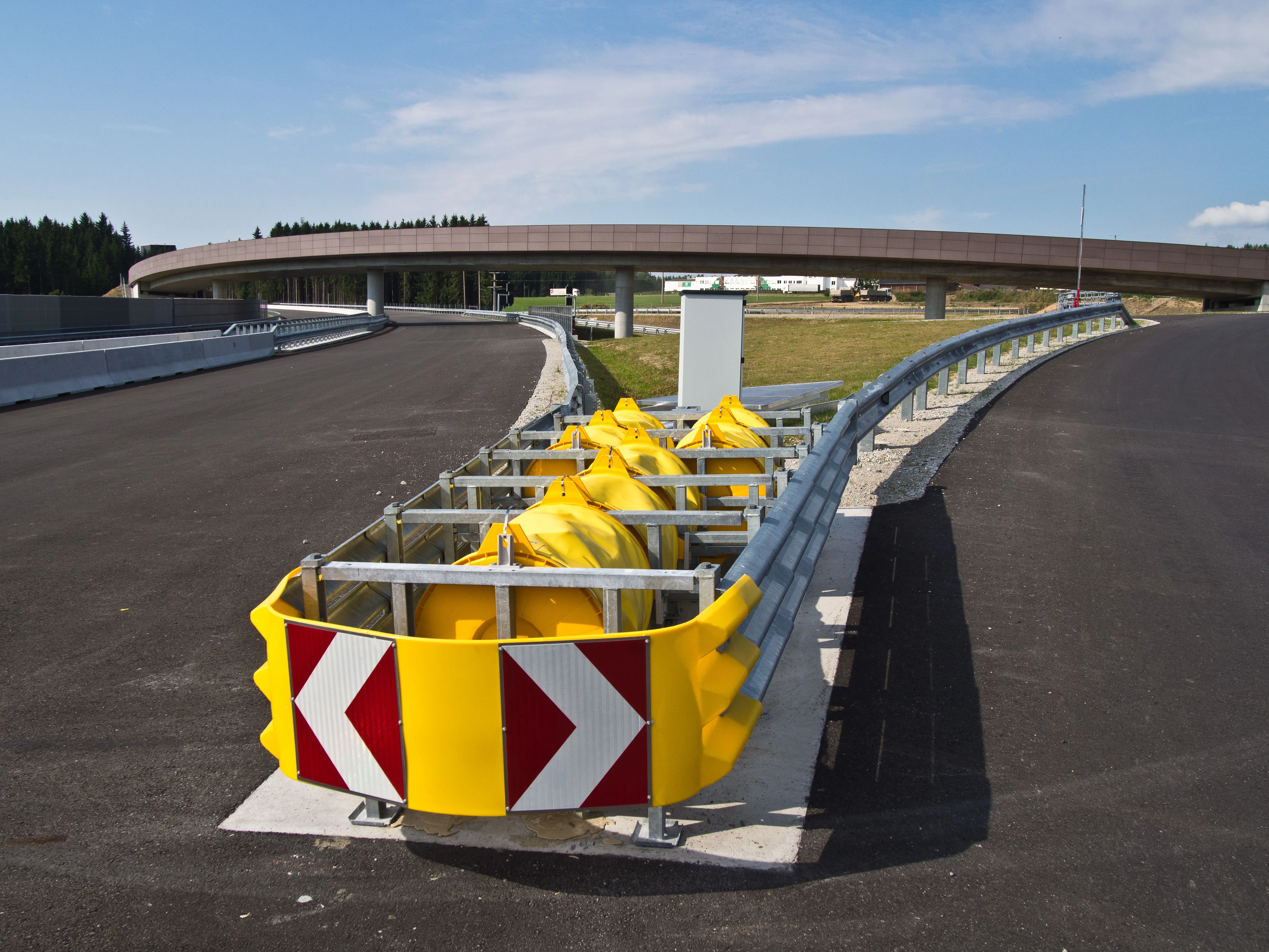 Anpralldämpfer auf der S 10 Mühlviertler Schnellstraße