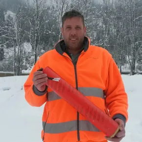Der Mann mit dem Lawinen-Sprengknopf