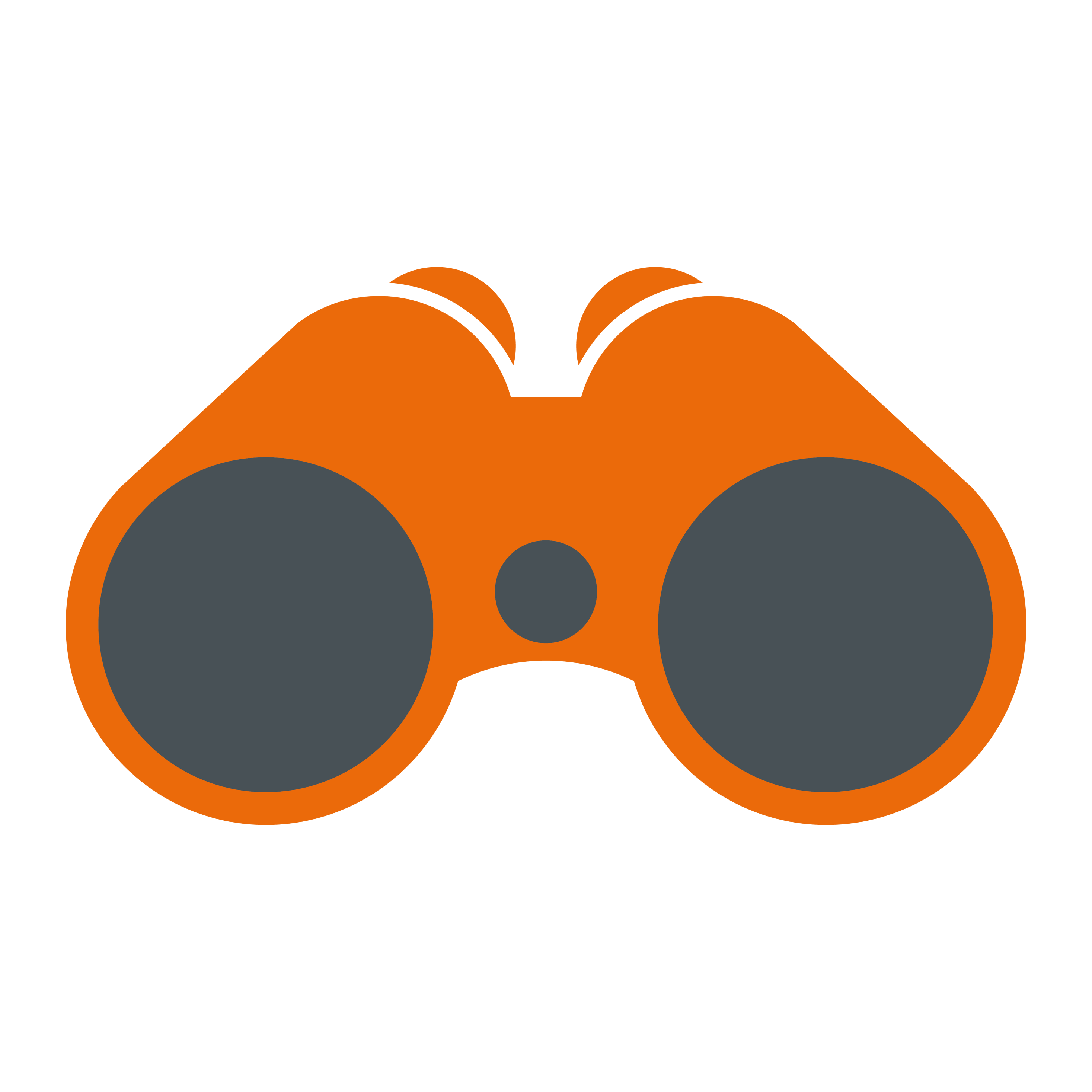Fernglas-Symbol für Zukunftsorientiert
