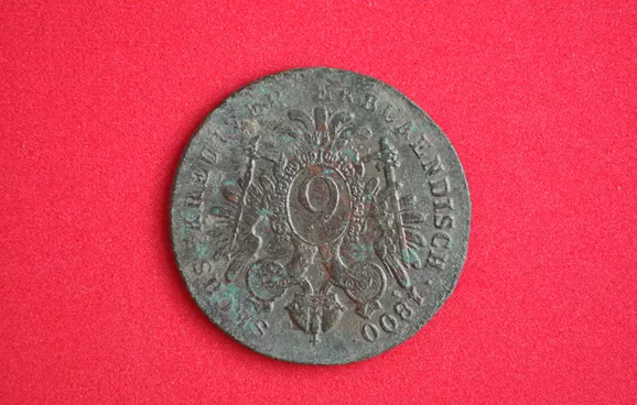 Österreichische Silbermünze, 6 Kreuzer, 1800