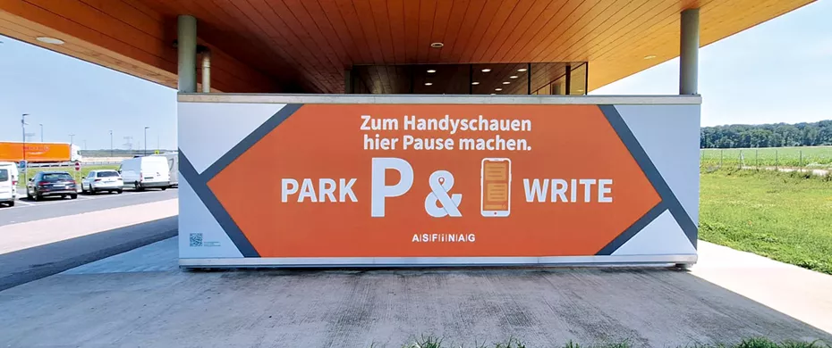 Park & Write - Lass dich nicht ablenken!