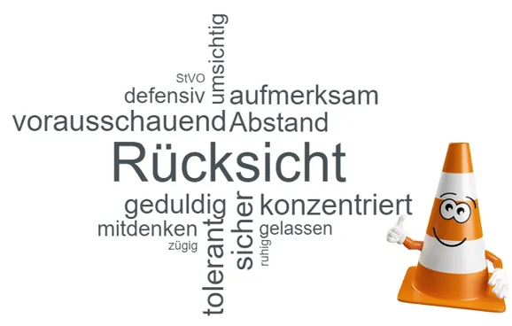 Die meist genannte Antwort darauf, was gute Autofahrer:innen auszeichnet: Sie nehmen Rücksicht auf andere.